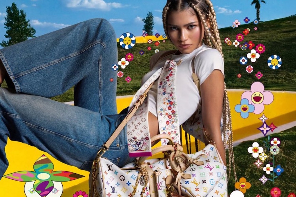 Zendaya Fronts Louis Vuitton x Murakami's Re-Edition Campaign