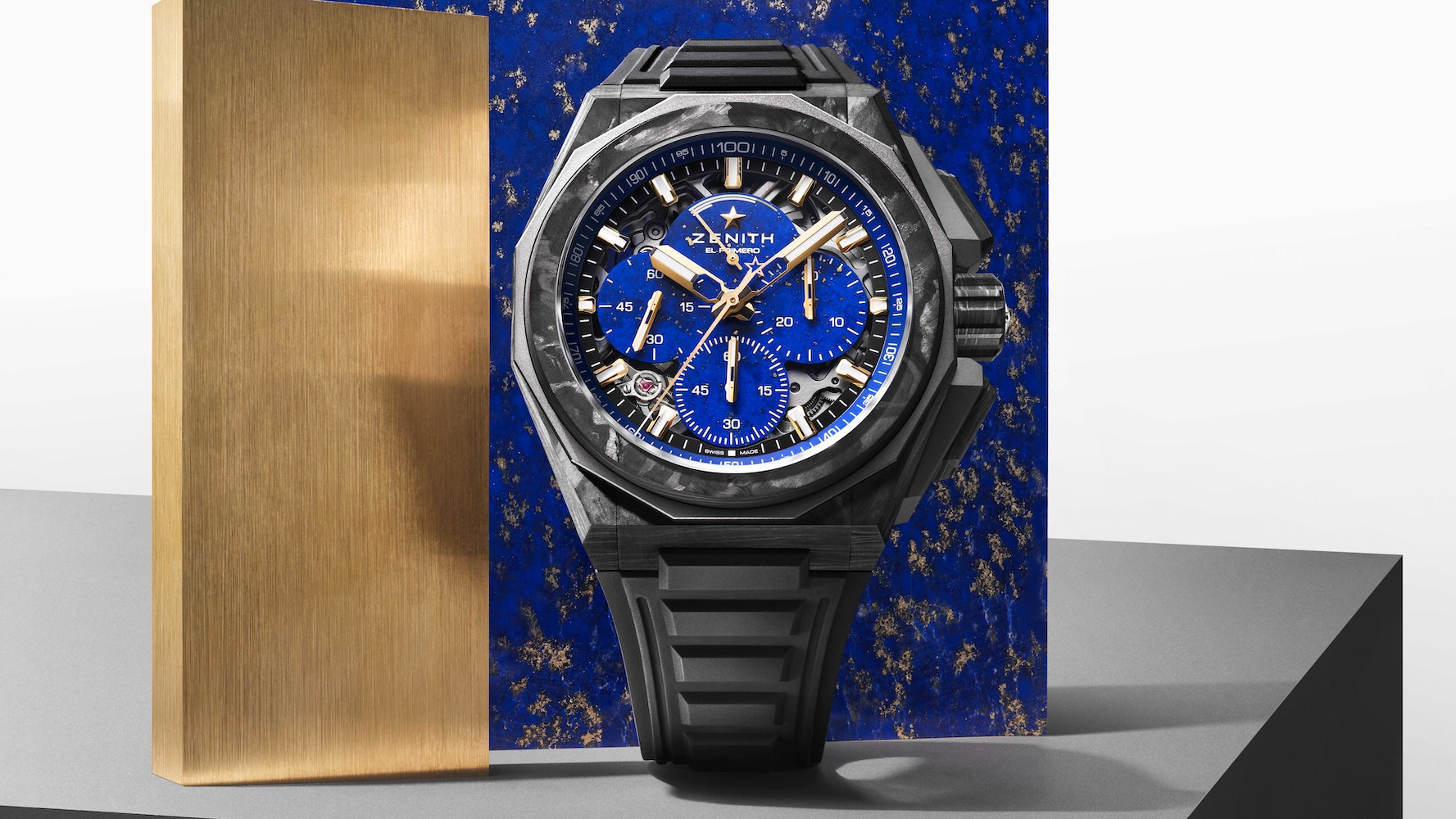 The New ZENITH DEFY Extreme Lapis Lazuli II Blends Carbon and