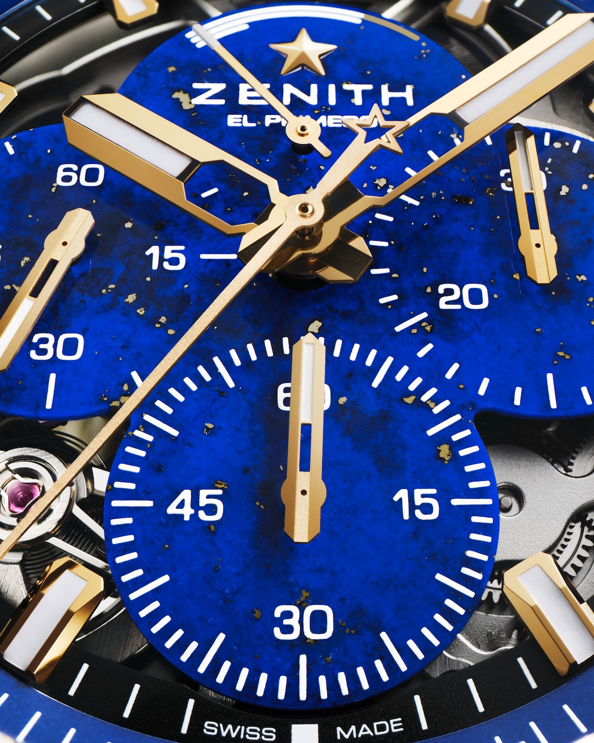 The New ZENITH DEFY Extreme Lapis Lazuli II Blends Carbon and