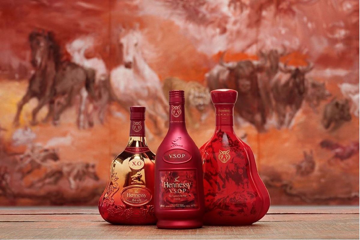 Hennessy Limited Edition Lunar New Year Bottles by Yan Pei-Ming