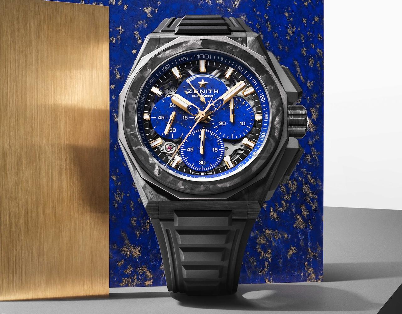 The New ZENITH DEFY Extreme Lapis Lazuli II Blends Carbon and